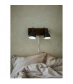 Spot Native Wood Brown 2 bulbs 18.5cm