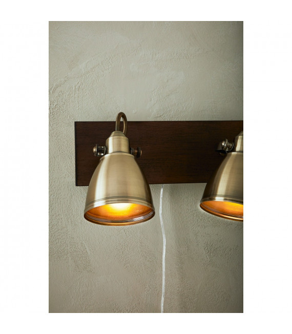 Spot Native Wood Brown 2 lampadine 18,5 cm