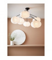 Plafonnier Galaxy Métal Noir 7 ampoules 85cm