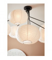 Plafonnier Galaxy Métal Noir 7 ampoules 85cm