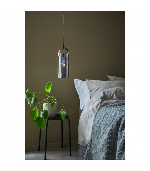 Sospensione di design Glory Black Metal 1 lampadina 35cm