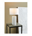 Column table lamp White ceramic 1 bulb 44cm