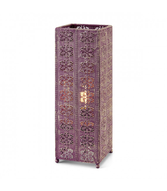 Lampe de table Agra Métal Violet 1 ampoule 33,5cm