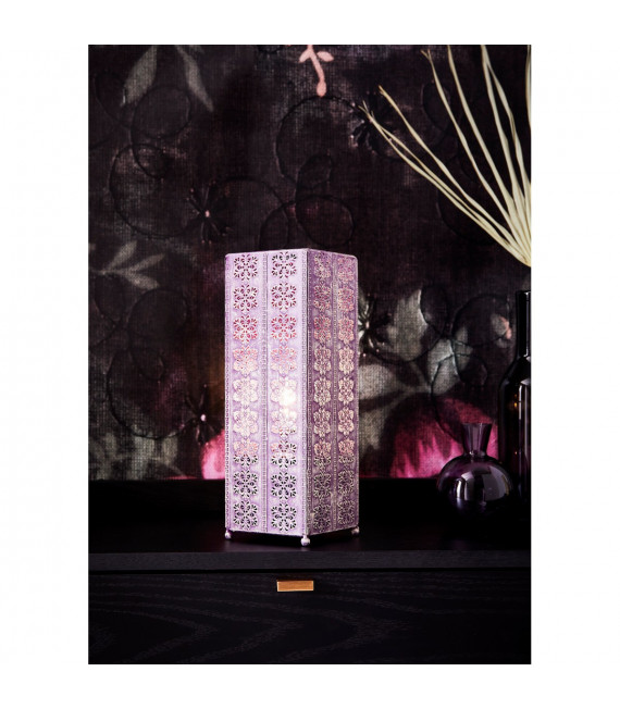 Sobremesa Agra Morado Metal 1 bombilla 33,5cm
