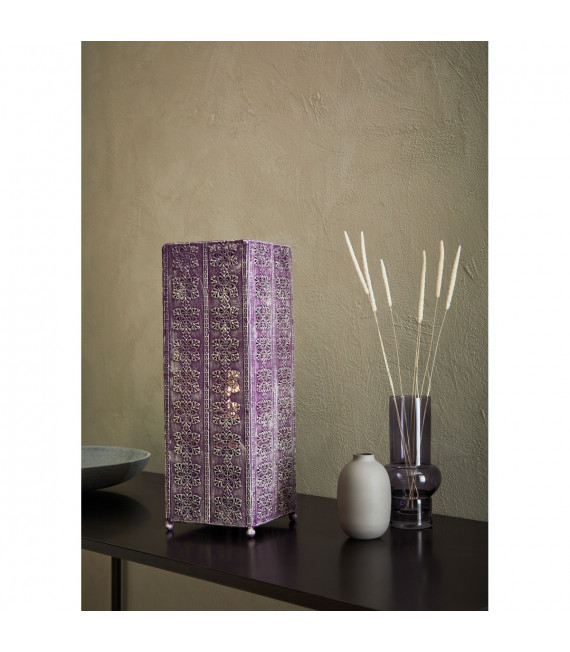 Sobremesa Agra Morado Metal 1 bombilla 33,5cm