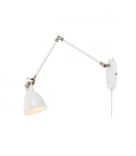 Applique murale House Métal blanc 1 ampoule 18cm