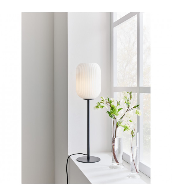 Lampe de table globe Cava Métal Noir 1 ampoule 55cm