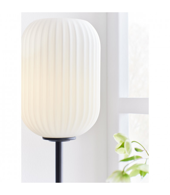 Globe table lamp Cava Metal Black 1 bulb 55cm
