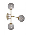 Trinity Brass Metal wall light 3 bulbs 60cm