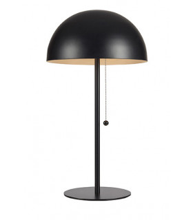 Lampada da tavolo Dome Black Metal 2 lampadine 54,5 cm
