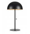 Dome table lamp Black Metal 2 bulbs 54.5cm