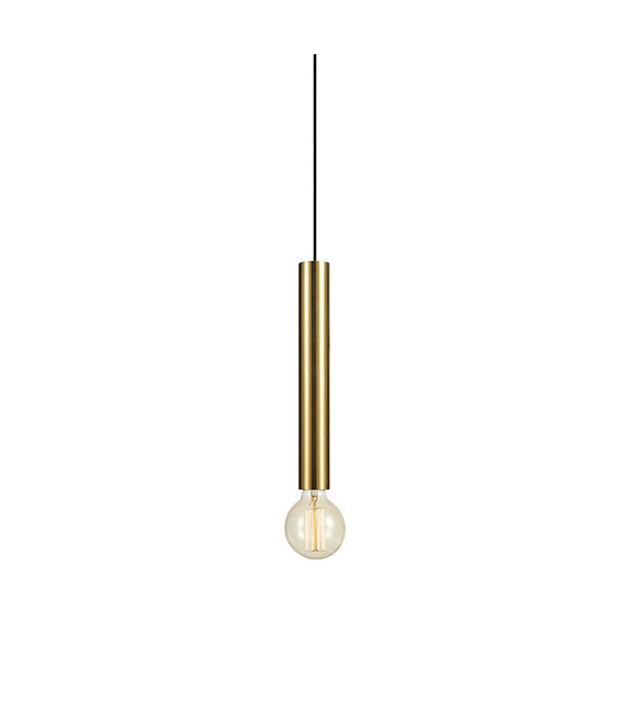 Suspension design Sencillo Métal Laiton 1 ampoule 35cm