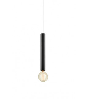 Sospensione di design Sencillo Metallo Nero 1 lampadina 35cm