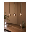Sencillo Metal Brass Pendant 3 bulbs 35cm
