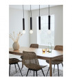 Suspension Sencillo Métal Laiton 4 ampoules 35cm