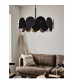 Ceiling light Vegas Metal Black 3 bulbs 35cm