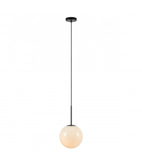 Suspension Dione Métal Noir 1 ampoule 47cm