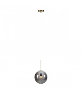 Dione Metal Messing Pendelleuchte 1 Glühbirne 47cm