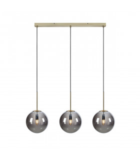 Dione Antique Metal Pendant 3 bulbs 47cm