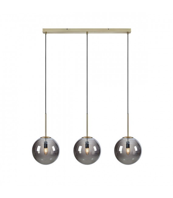 Dione Antique Metal Pendant 3 bulbs 47cm