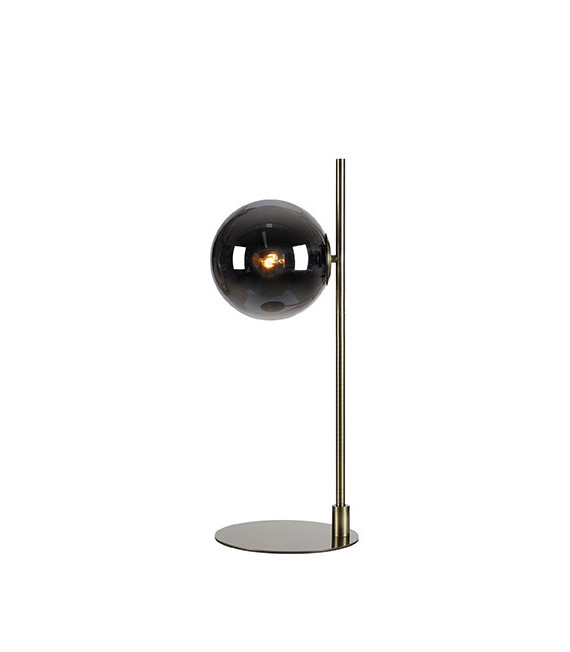Globe Tischlampe Dione Antik Metall 1 Glühbirne 62,5cm