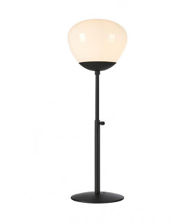 Globo sobremesa Rise Black Metal 1 bombilla 75cm