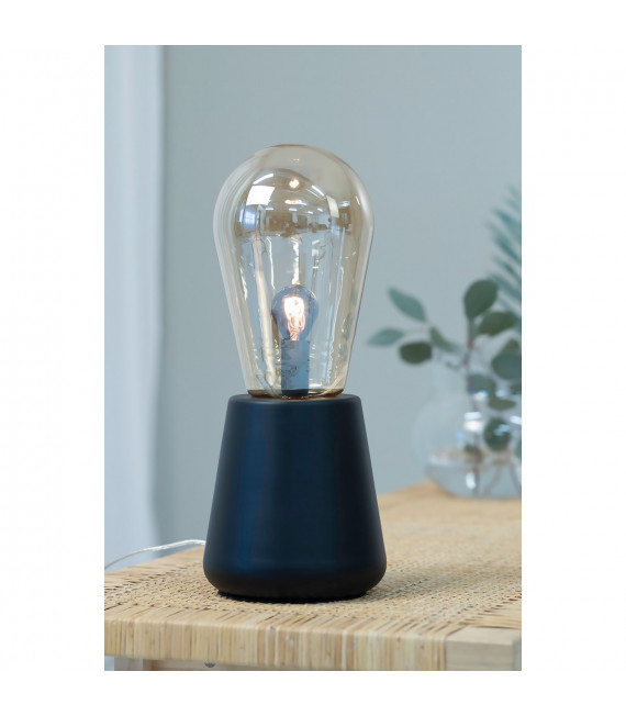 Lampe de table Brooke Métal Noir 1 ampoule 42cm