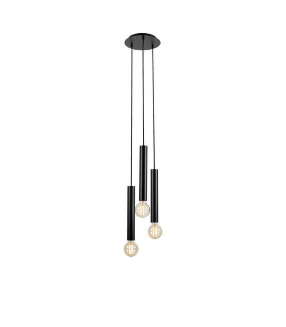 Sencillo Black Metal Pendelleuchte 3-flammig 35,5cm