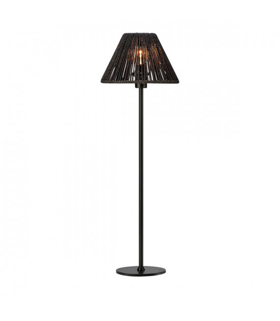 Lampe de table Corda Métal Noir 1 ampoule 61,5cm