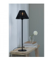 Table lamp Corda Black Metal 1 bulb 61.5cm