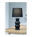 Table lamp Sienna Ceramic Black 1 bulb 46cm