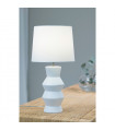 Table lamp Sienna Ceramic white 1 bulb 46cm
