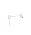 Applique avec liseuse Costilla Métal blanc 1 ampoule 41cm