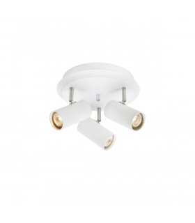 Spot Costilla Deckenleuchte Weißmetall 3-flammig 18cm