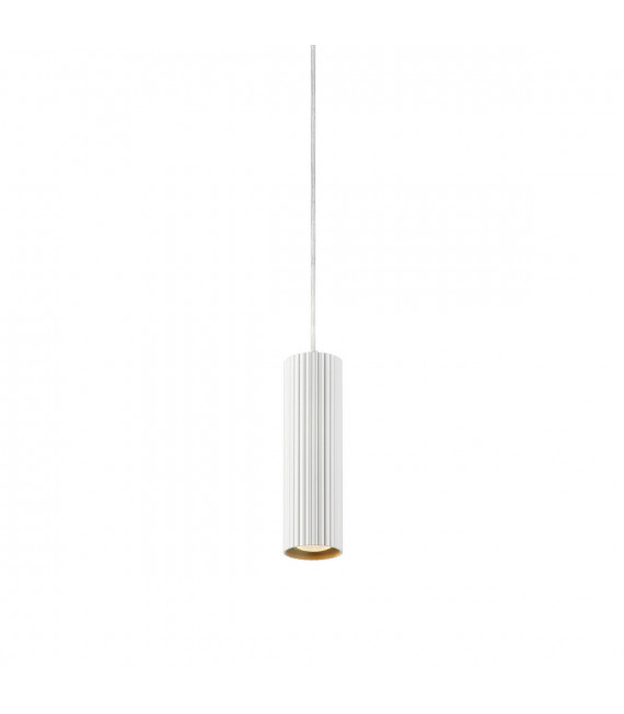Design-Aufhängung Costilla Transparentes Metall 1 Birne 24cm
