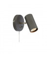 Wall lamp with reading light Costilla Metal Gray 1 bulb 14cm