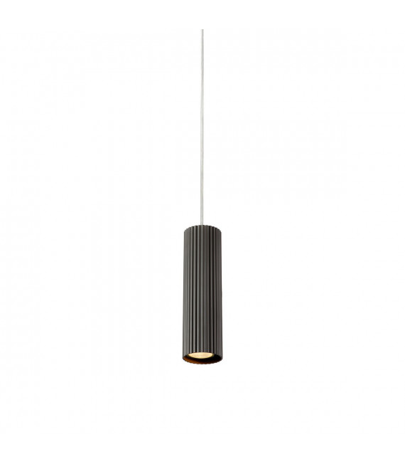Design-Aufhängung Costilla Transparentes Metall 1 Birne 24cm