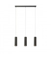 Costilla Gray Metal Pendant 3 bulbs 1760cm