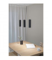 Suspension Costilla Métal Gris 3 ampoules 1760cm
