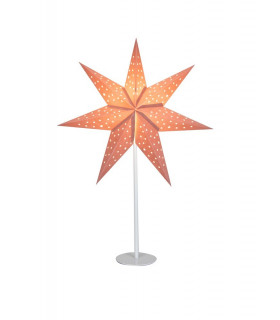 Lampada da tavolo Clara Metallo bianco 1 lampadina 65cm
