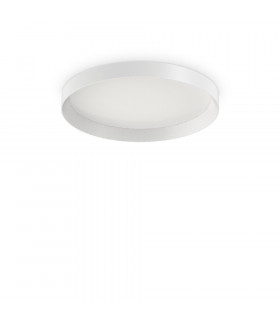 Plafonnier LED intégré Fly Métal,aluminium,plastique blanc 1 ampoule 7cm