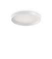 Integrated LED ceiling light Fly Metal, aluminium, white plastic 1 bulb 7cm