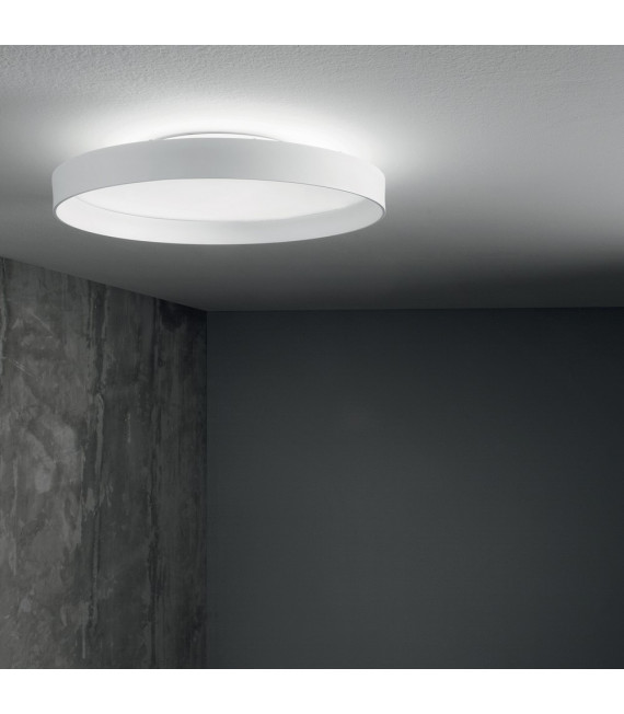 Integrated LED ceiling light Fly Metal, aluminium, white plastic 1 bulb 7cm