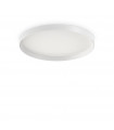 Plafonnier LED intégré Fly Métal,aluminium,plastique blanc 1 ampoule 7cm
