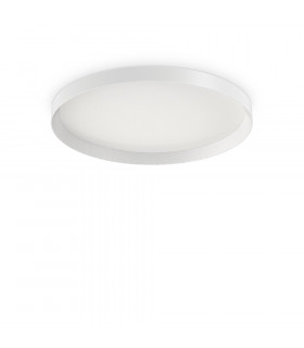 Plafoniera LED integrata Fly Metallo, alluminio, plastica bianca 1 lampadina 7cm