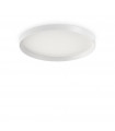 Plafonnier LED intégré Fly Métal,aluminium,plastique blanc 1 ampoule 7cm