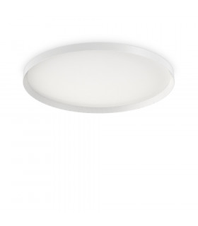 Plafón LED integrado Fly Metal, aluminio, plástico blanco 1 bombilla 7cm