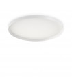 Plafonnier LED intégré Fly Métal,aluminium,plastique blanc 1 ampoule 7cm