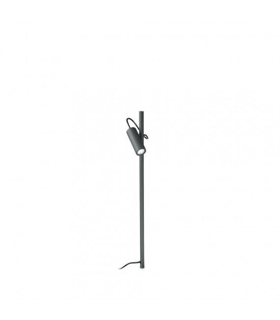 Bolardo de jardín Hub Metal, aluminio Antracita 1 bombilla 74,5cm