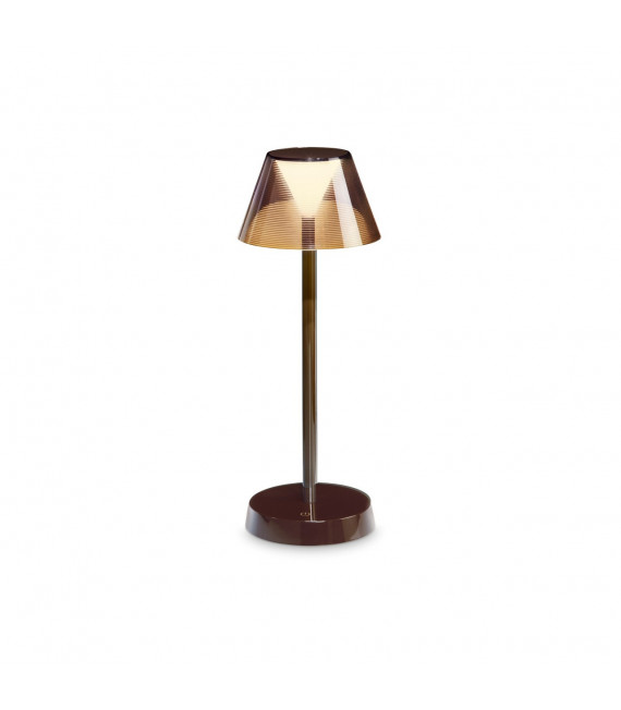 Lámpara LED empotrable Lolita Metal Café 1 bombilla 34,5cm